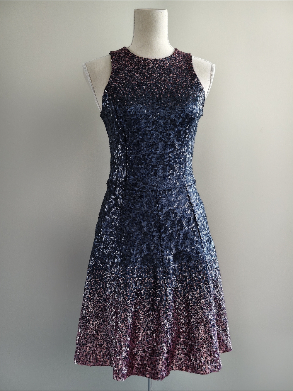Dress the Population Andi Rose Gold to Black Ombre Sequin Mini Dress - Picture 6 of 16